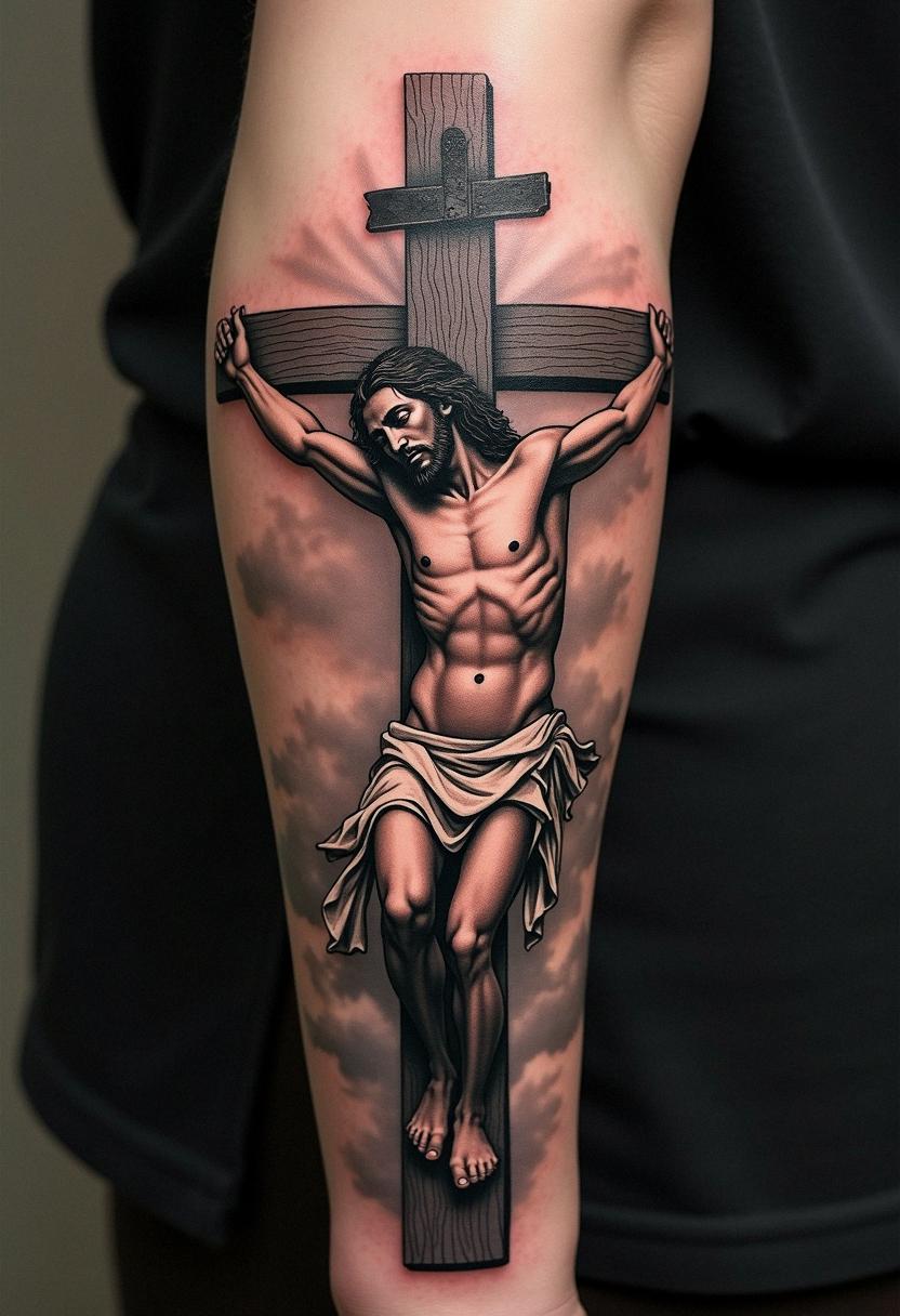 Jesus On Cross Tattoo Ideas