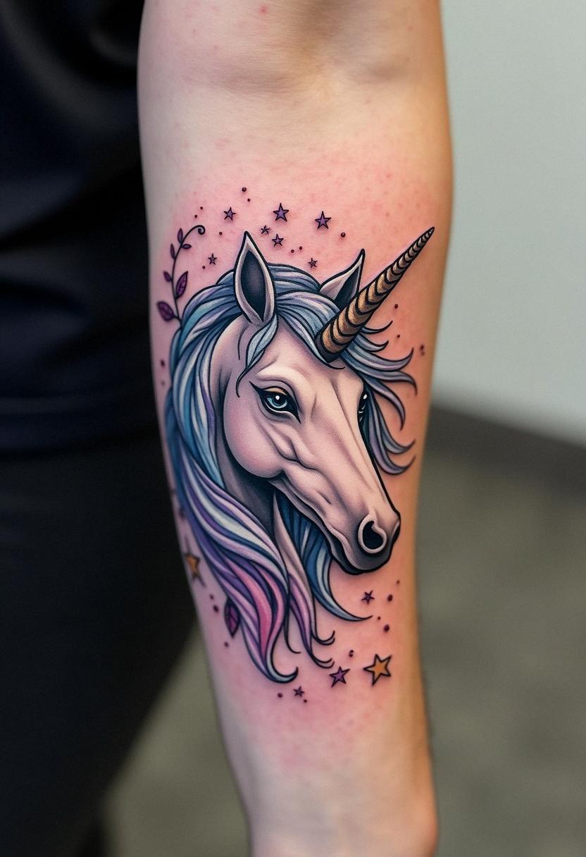 Magical Unicorn Tattoo Ideas